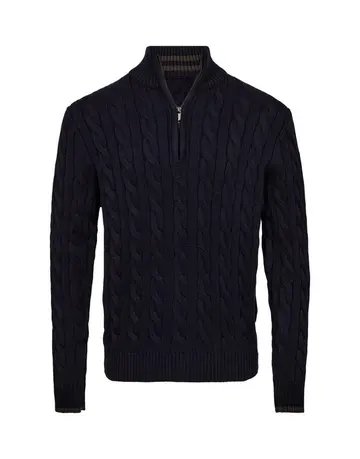 Garant Casual Mens knit regular fit Mørk navy
