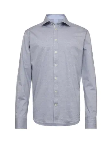 Gino Marcello Knitted mod fit shirt l/s 