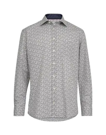 Garant Casual Shirt l/s regular fit Hvid