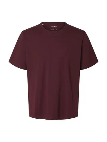 SELECTED SLHASPEN SS O-NECK TEE W NOOS Rød
