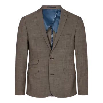 Sunwill Blazer i Modern Fit lysbrun