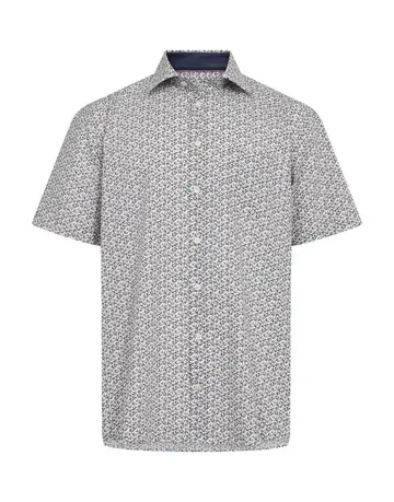 Garant Casual Shirt s/s regular fit Hvid
