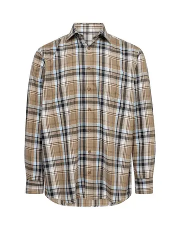 Garant Shirt l/s regular fit Brun