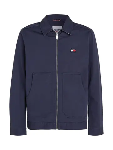 Tommy Jeans TJM REGULAR COTTON JACKET Blå