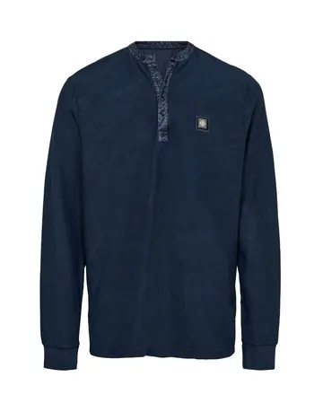 Garant Grandad l/s t-shirt Navy