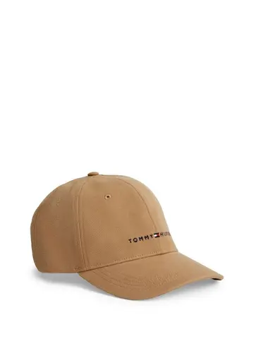 Tommy Hilfiger TH FOUNDATION SOFT 6 PANEL CAP Brun