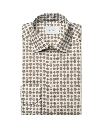 ETON Geometric Signature Twill Shirt 