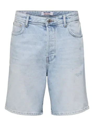 Only & Sons ONSFADE LB 3155 TAI DNM SHORTS NOOS Blå