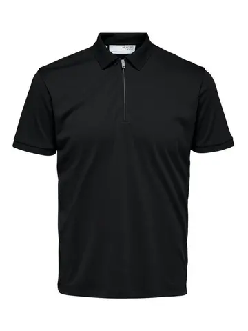 SELECTED SLHFAVE ZIP SS POLO B Sort