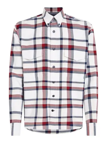 Tommy Hilfiger GLOBAL STP TEXTURE CHK OVERSHIRT 