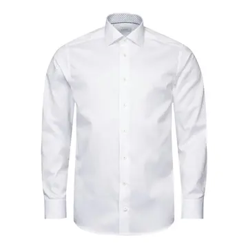 ETON Micro Print Effect Signature Twill Shirt 