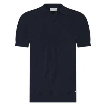 Born With Appetite RICHARD KNITTED POLO SS HALFZIP 