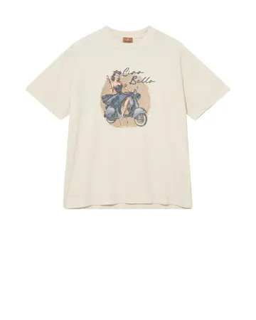 Mos Mosh MMGCiao O-SS Tee Hvid