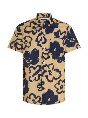 Tommy Hilfiger BIG FLORAL PRINT RF SHIRT S/S 