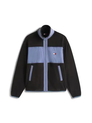 Tommy Jeans TJM RLX FZ POLAR FLEECE EXT Sort