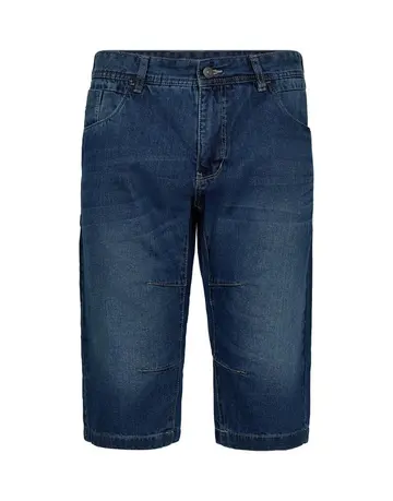 Black Blue Denim capri 