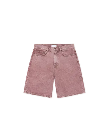Les Deux Ryder Light Pink Denim Shorts Pink