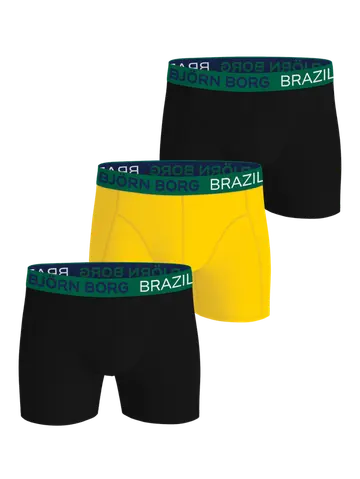 Björn Borg COTTON STRETCH BOXER BRAZIL 3p, MULTIPACK 1 Multi