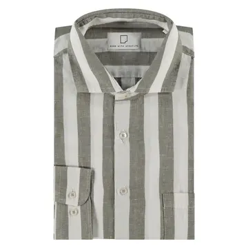Born With Appetite CURTIS STRIPED LS Grøn