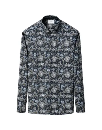 ETON Floral Print Signature Twill Shirt 