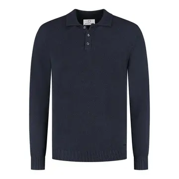 Born With Appetite BRYCE POLO PULLOVER Navy