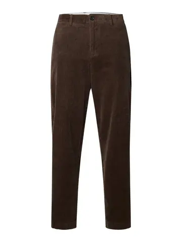SELECTED SLM220-LOOSE LUKE CORDUROY PANT Brun
