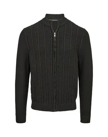 Garant Casual Mens cardigan regular fit Mørkgrøn
