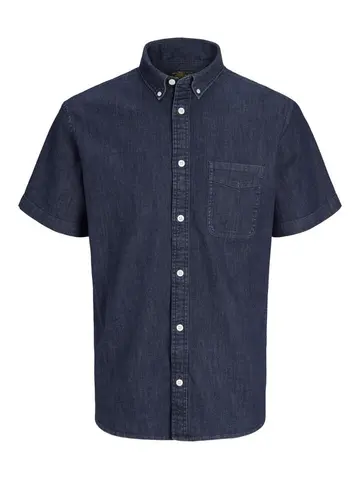 Jack & Jones JPRBLUBROOK DENIM S/S SHIRT SN STYD Blå