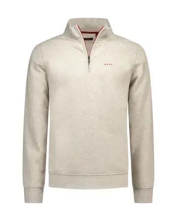New Zealand Auckland SWEAT HALFZIP beige
