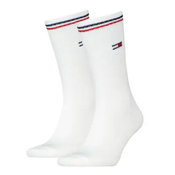 Tommy Hilfiger TH UNI TJ SOCK 2P ICONIC, 43/46 Hvid