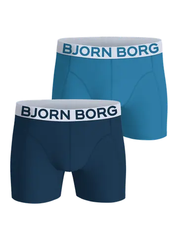 Björn Borg ORGANIC COTTON STRETCH BOXER 2p, MULTIPACK 5 Blå