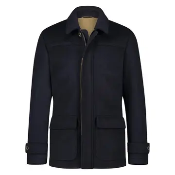 Born With Appetite CARL COAT Navy
