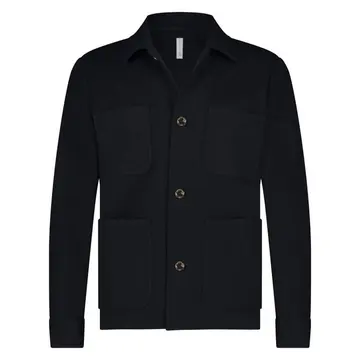 Born With Appetite CURT SHIRTJACKET Mørk navy
