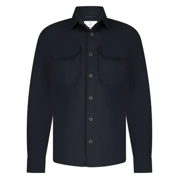 Born With Appetite REGGIE SHIRTJACKET Mørk navy