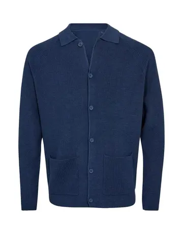 Garant Cardigan m. knapper Blå