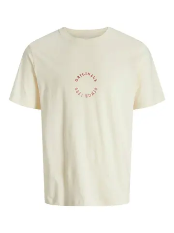 Jack & Jones JORBILLYBURG MINIMAL TEE SS CREW NE Hvid