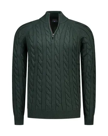 New Zealand Auckland PULLOVER HALF ZIP Mørkgrøn