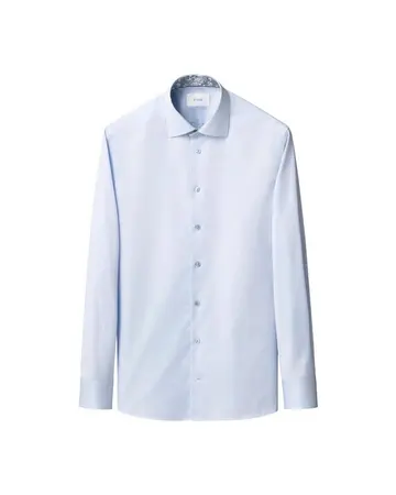 ETON Floral Effect Signature Twill Shirt 