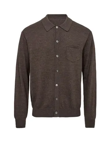 Garant Signatur Cardigan modern fit Brun