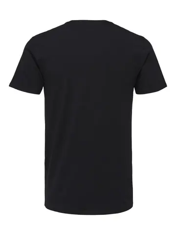 SELECTED SLHNEWPIMA SS O-NECK TEE B NOO Sort