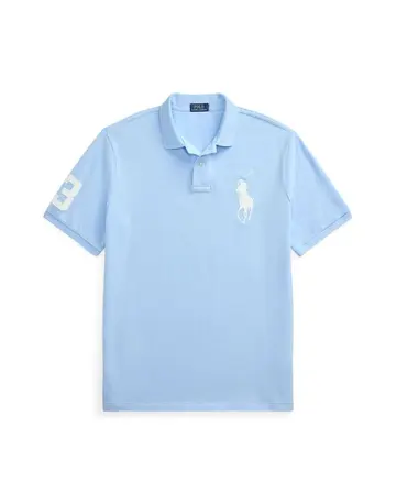 Ralph Lauren Custom Slim Fit Big Pony Mesh Polo Shirt 