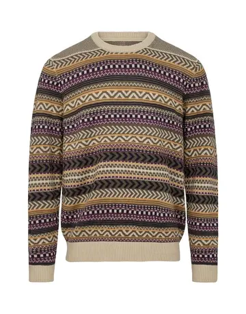Black Blue O-neck knit regular fit 