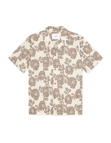 Les Deux Lesley Flower Jacquard SS Shirt 