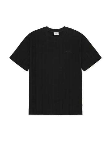 Les Deux Stripe Jacquard T-Shirt 