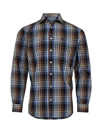 Black Blue l/s regular fit shirt 
