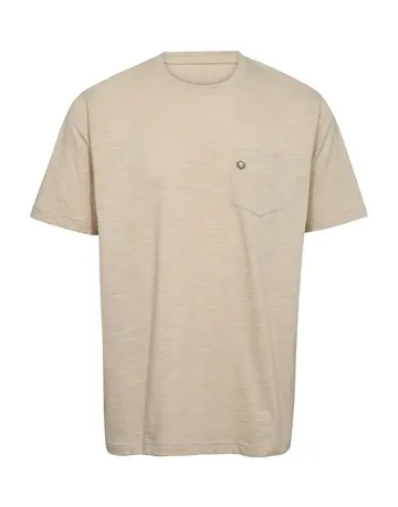 Black Blue T-shirt spacedyed reg. fit 
