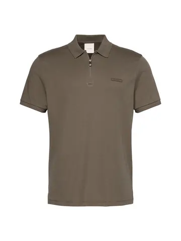 Calvin Klein SS SLIM SUPIMA ZIP POLO 