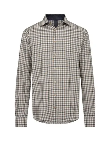 Garant Modern fit l/s shirt oxford Brun