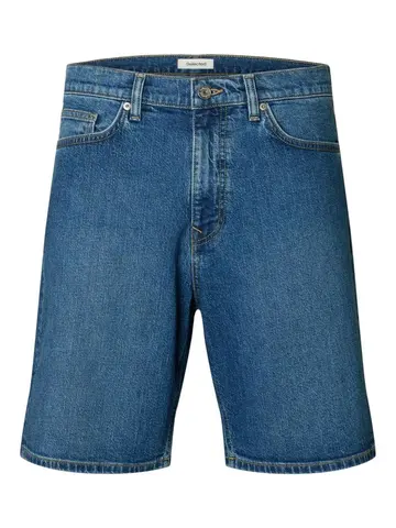SELECTED SLMREG ALEX M.BLUE 702 DENIM SHORTS Blå