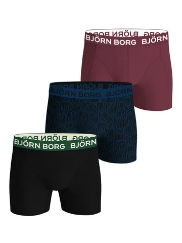 Björn Borg COTTON STRETCH BOXER 3p, MULTIPACK 12 Multi